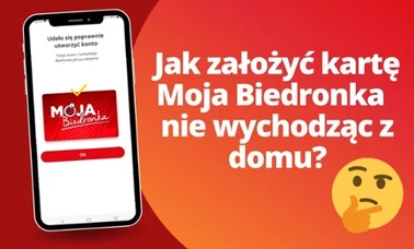 Jak założyć kartę Moja Biedronka przez Internet