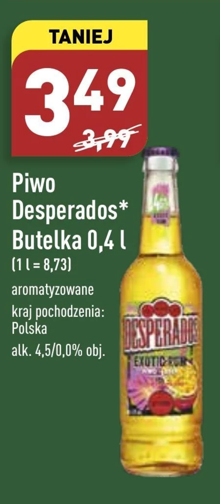 Desperados Exotic Rum Piwo 400 ml