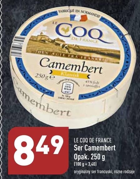 Camembert Le Coq de France