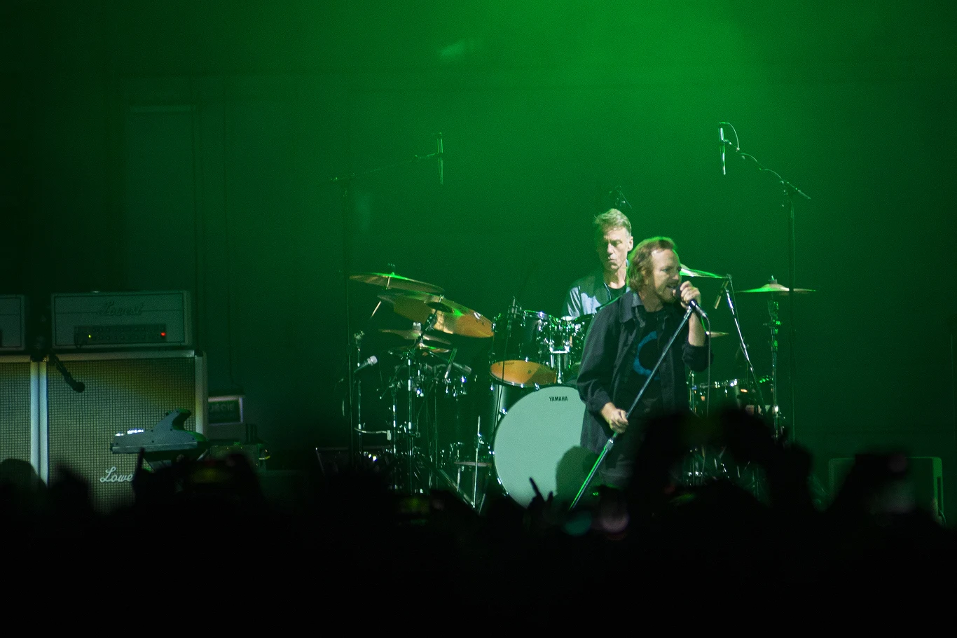 Pearl Jam podczas koncertu w Krakowie.
