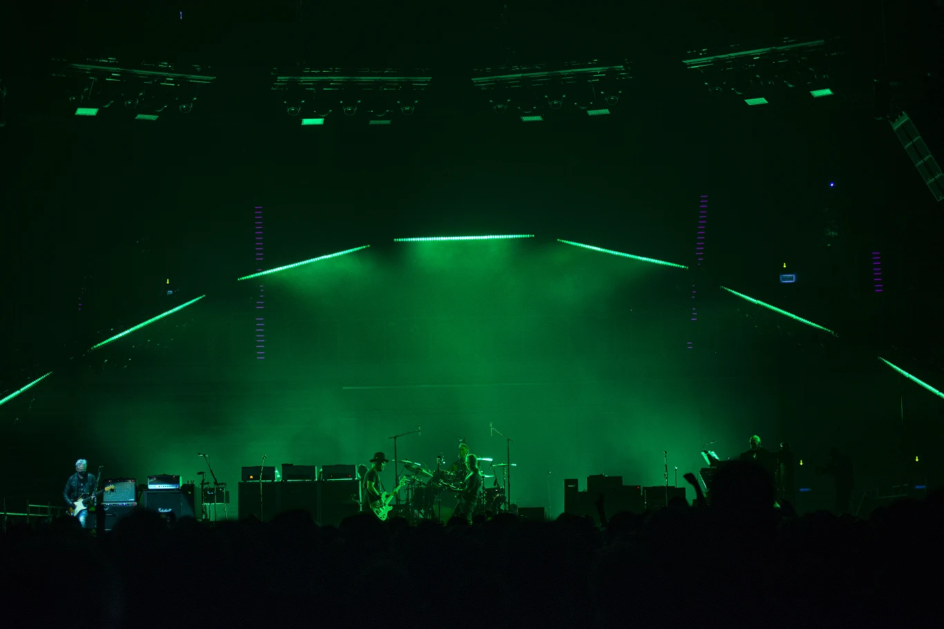 Pearl Jam podczas koncertu w Krakowie.