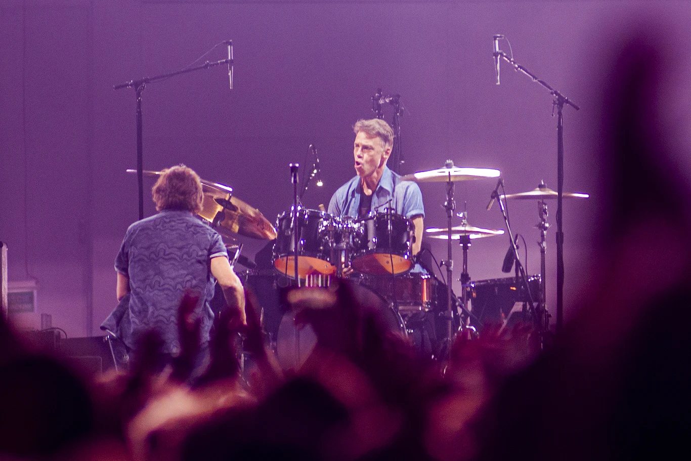 Pearl Jam podczas koncertu w Krakowie.