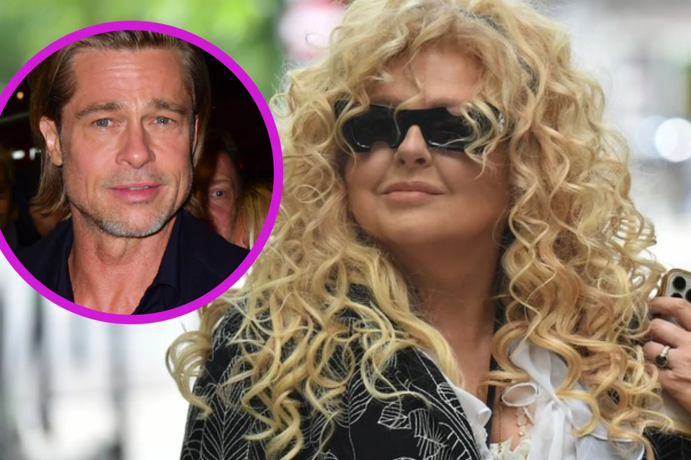 Magda Gessler i Brad Pitt Magda Gessler i Brad Pitt