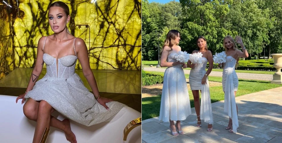 Andziaks i jej druhny Ola Nowak, Żaneta Ochmańska-Król i Sylwia Gaczorek