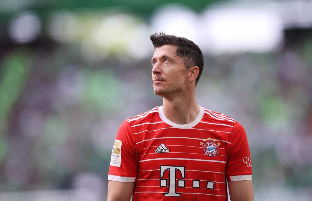 Robert Lewandowski w barwach Bayernu Monachium