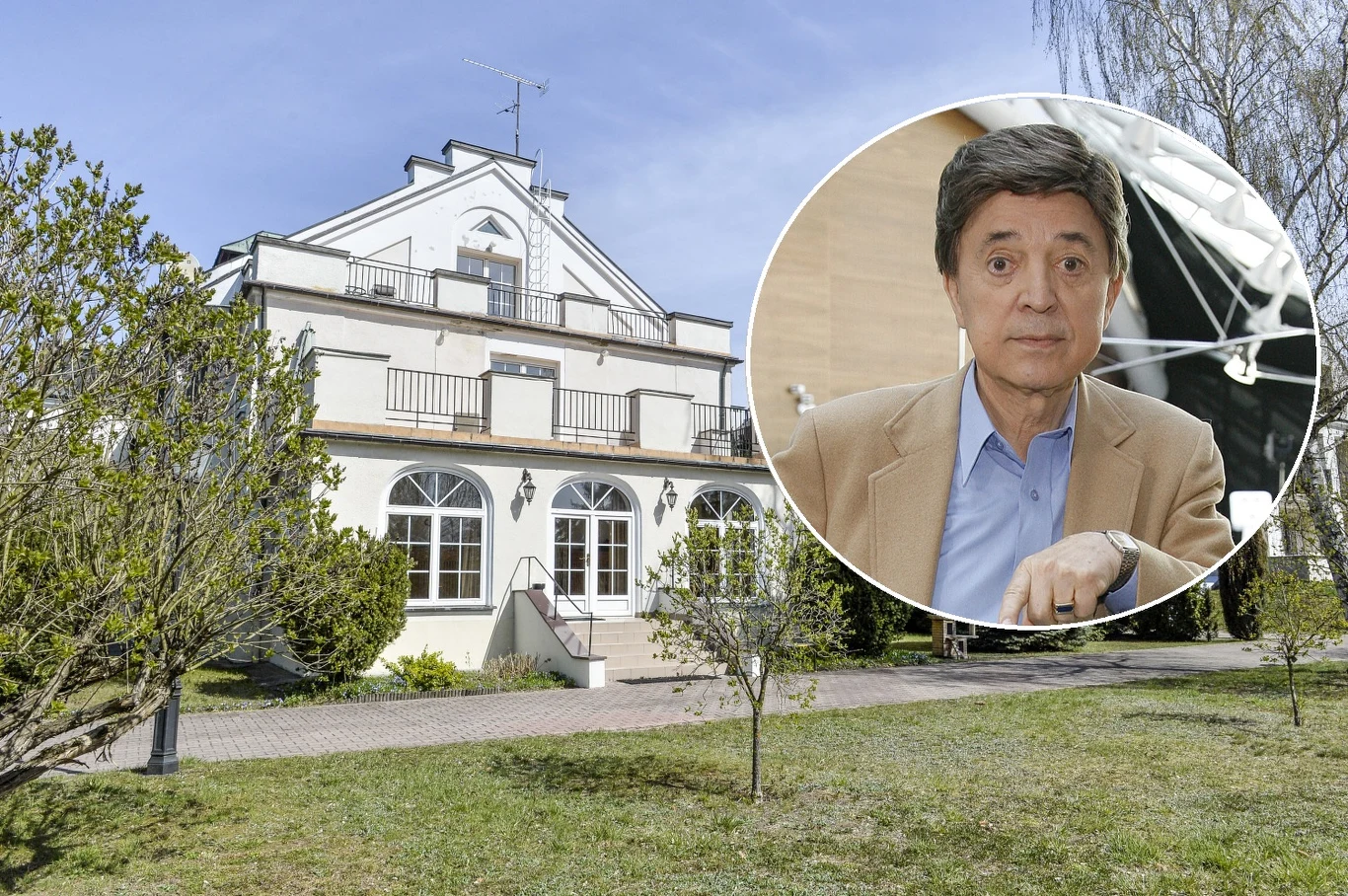 Jerzy Połomski mieszka w Skolimowie od jakiegoś czasu Jerzy Połomski mieszka w Skolimowie od jakiegoś czasu