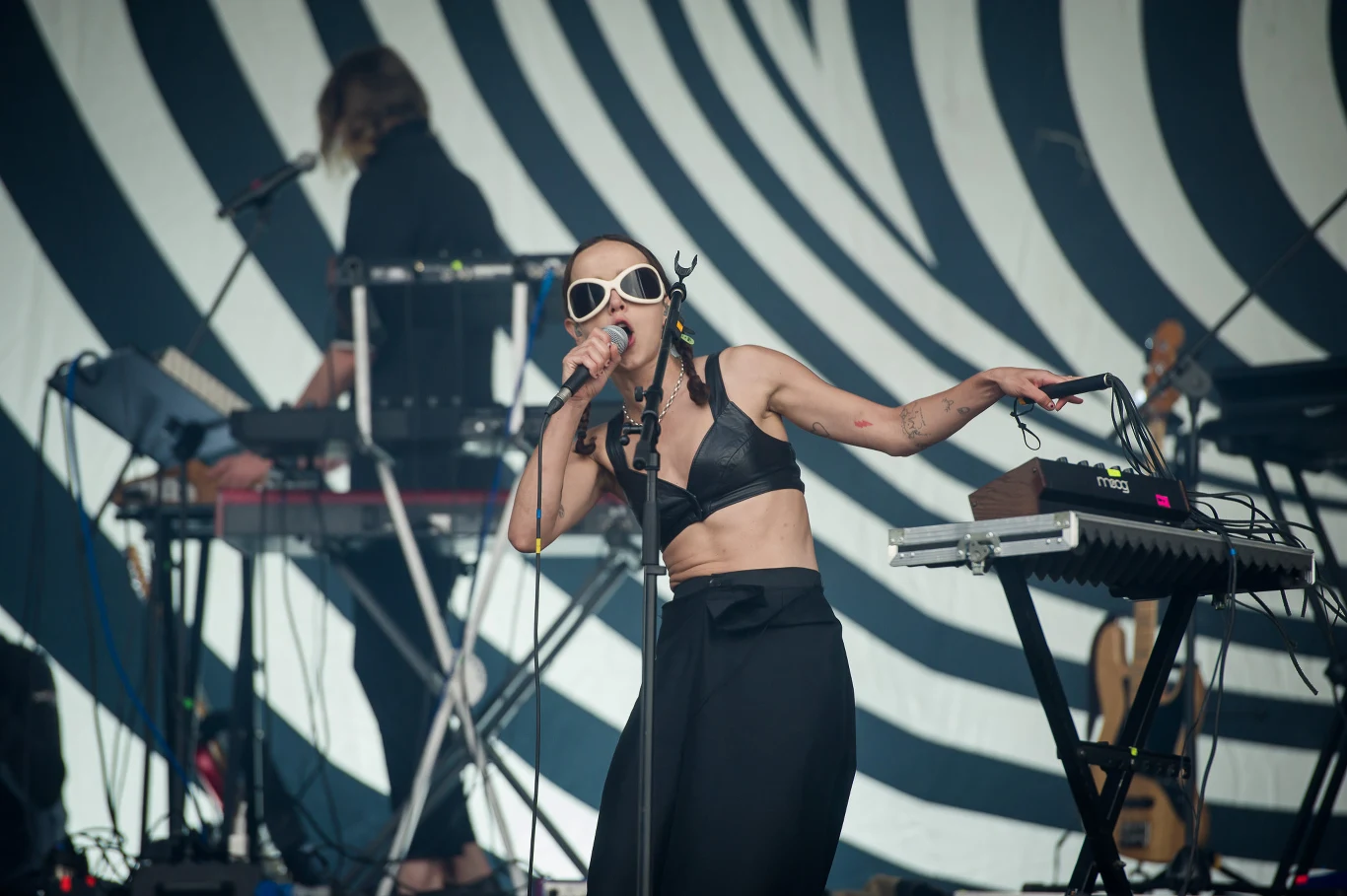 Brodka na scenie w Jarocinie