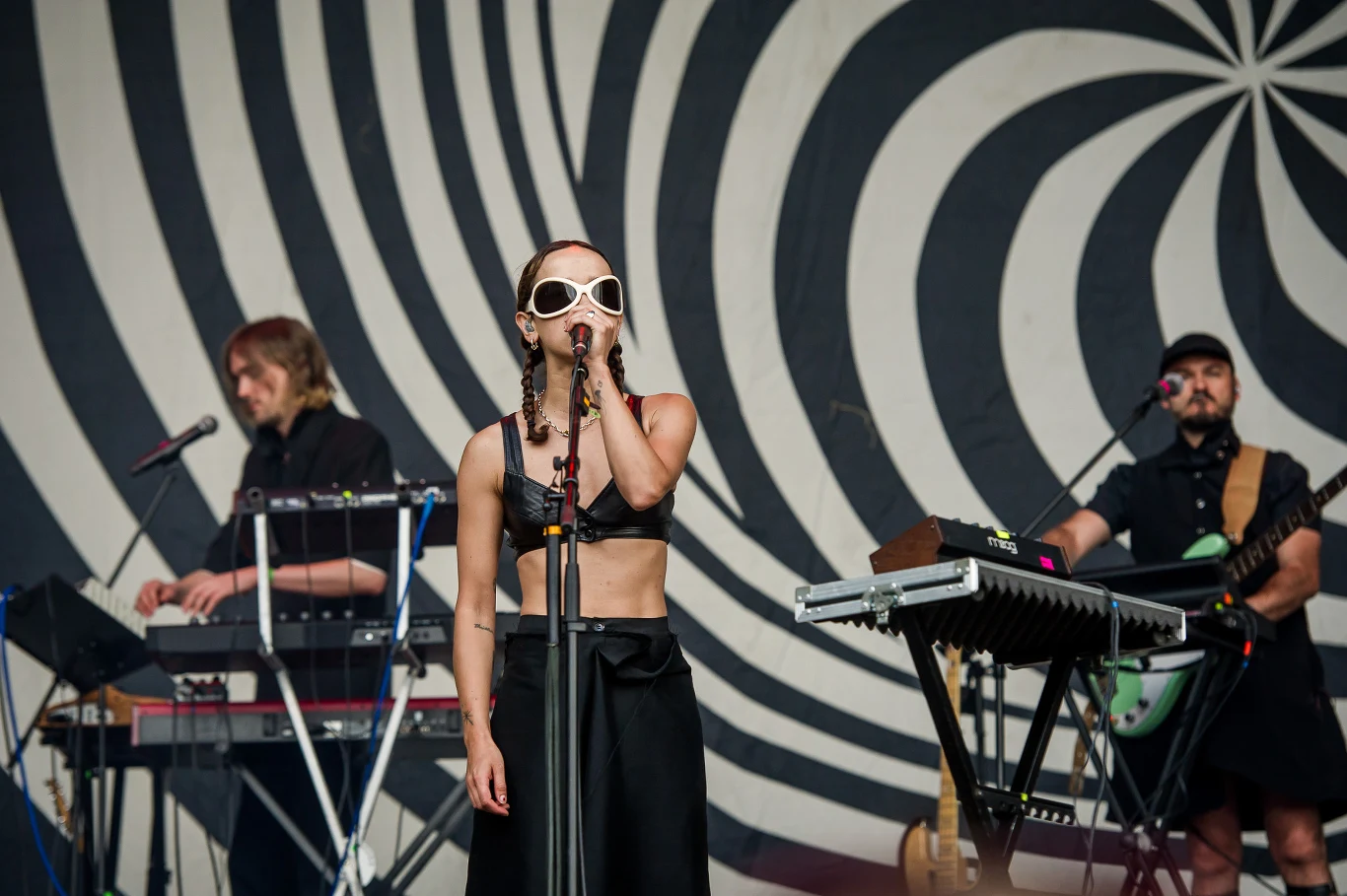 Brodka na scenie w Jarocinie