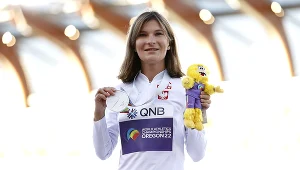 Katarzyna Zdziebło z medalem