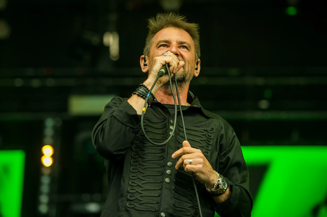 Sztywny Pal Azji na scenie w Jarocinie