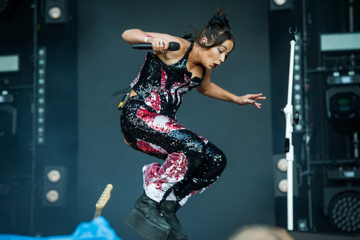 Mery Spolsky na scenie w Jarocinie