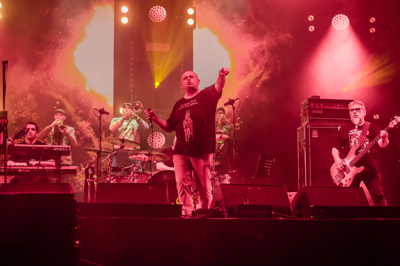 Kult wystąpił podczas festiwalu w Jarocinie 2022