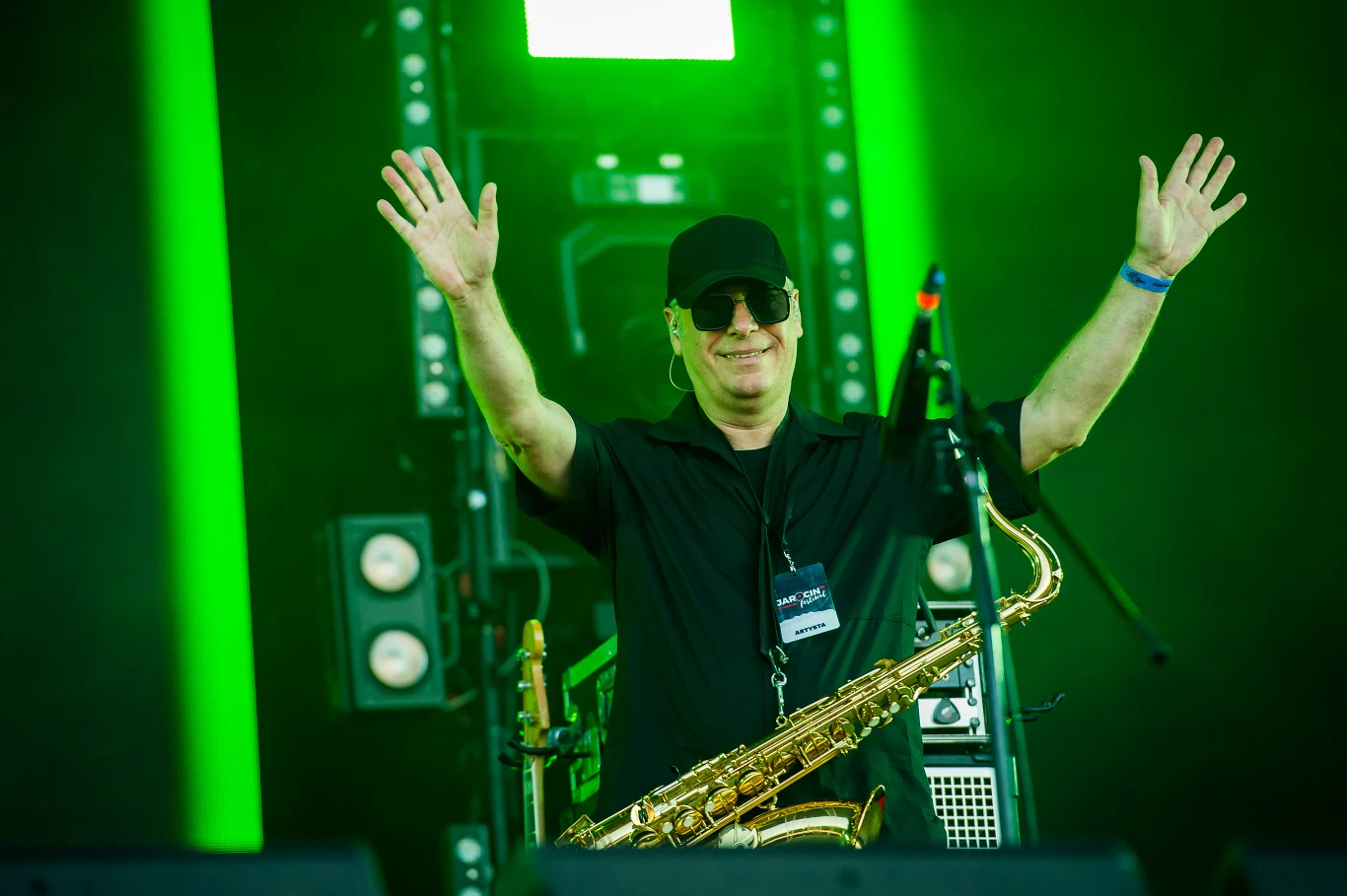 Kobranocka na scenie w Jarocinie