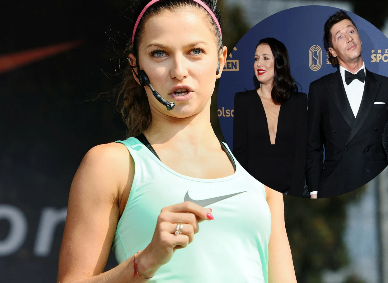 Anna Lewandowska, Milena i Robert Anna Lewandowska, Milena i Robert