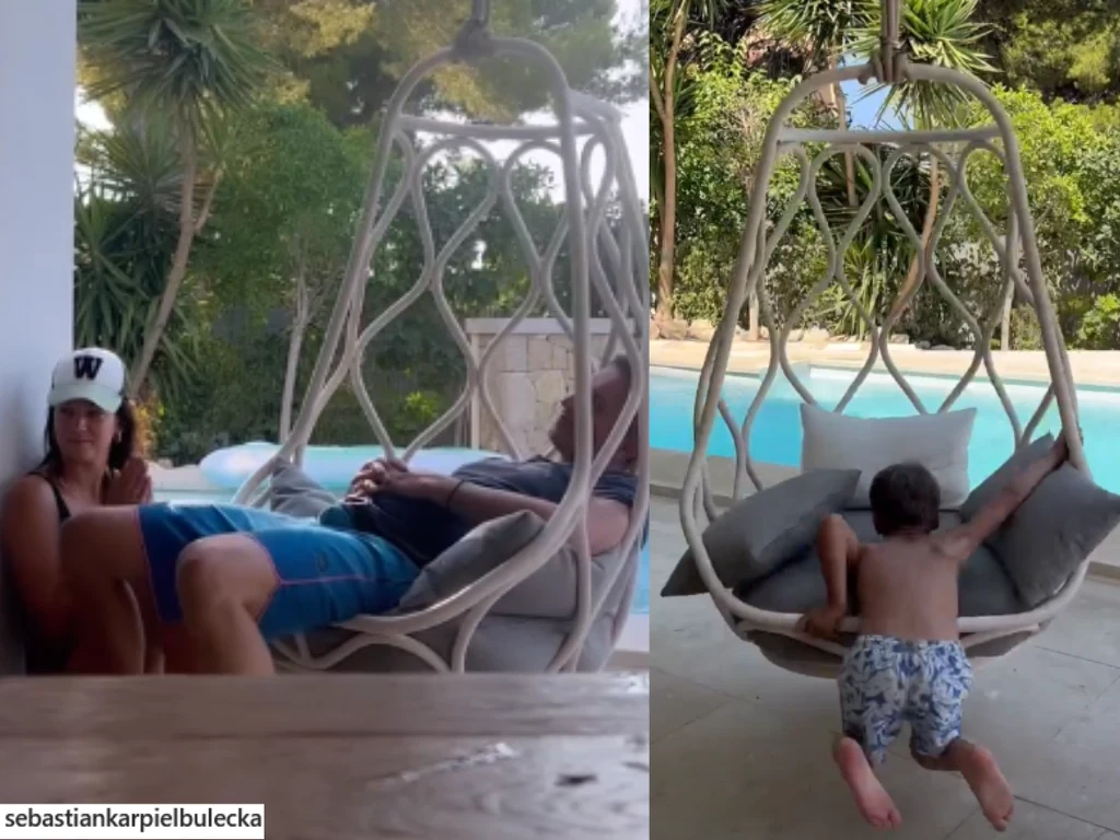 Sebastian Karpiel-Bułecka pochwalił się, jak spędza czas u Lewandowskich @sebastiankarpielbulecka/