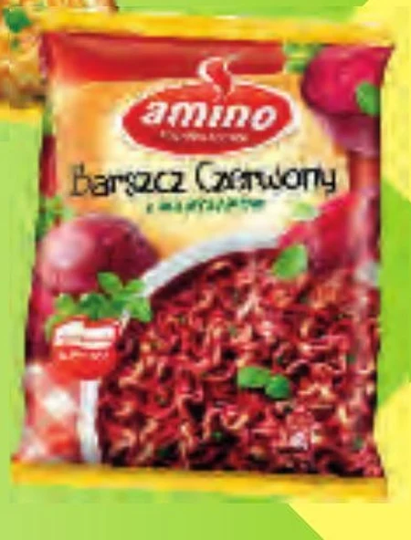 Amino Zupa błyskawiczna barszcz czerwony z majerankiem 66 g