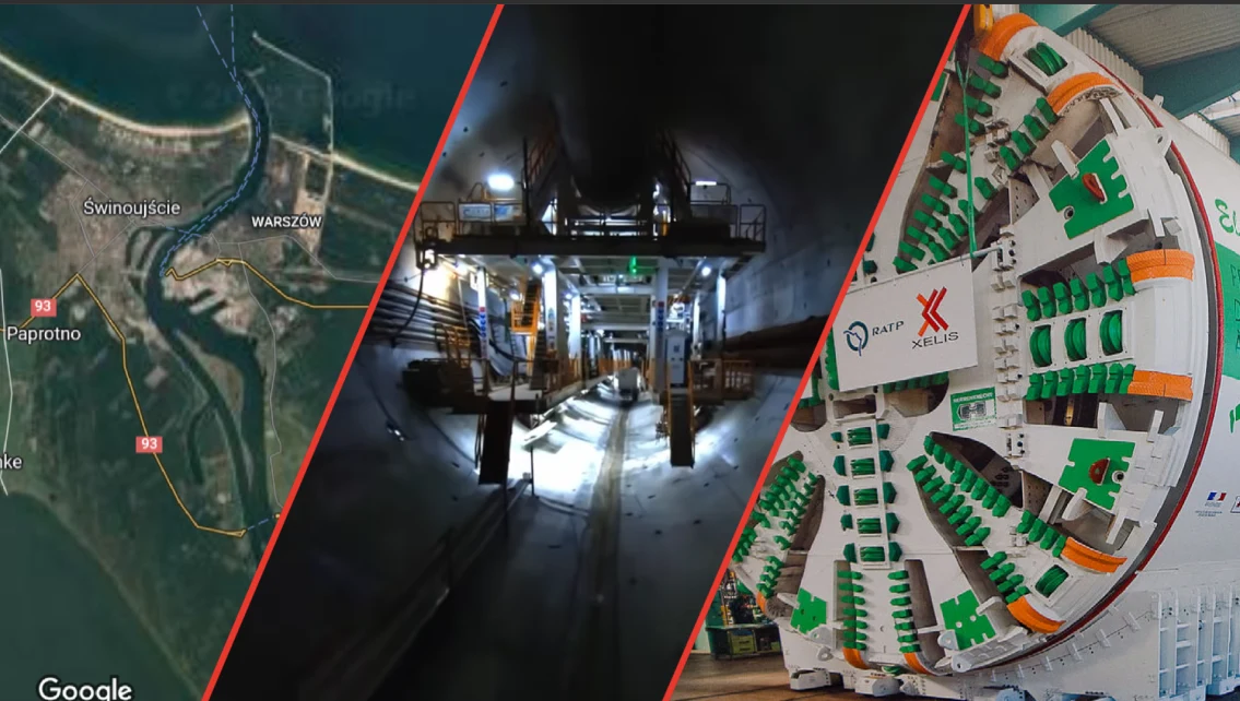 Tunel pod rzeką Świną jest najdłuższą podwodną przeprawą w Polsce Tunel pod rzeką Świną jest najdłuższą podwodną przeprawą w Polsce