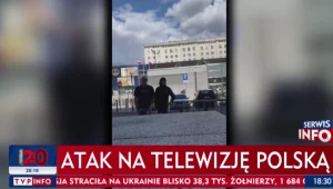 Screen  z "Wiadomości TVP, Źródło: Twitter