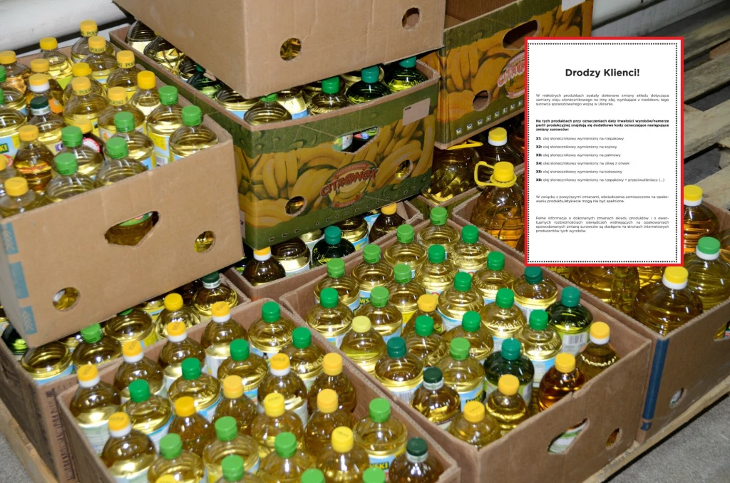 W sklepach brakuje oleju słonecznikowego