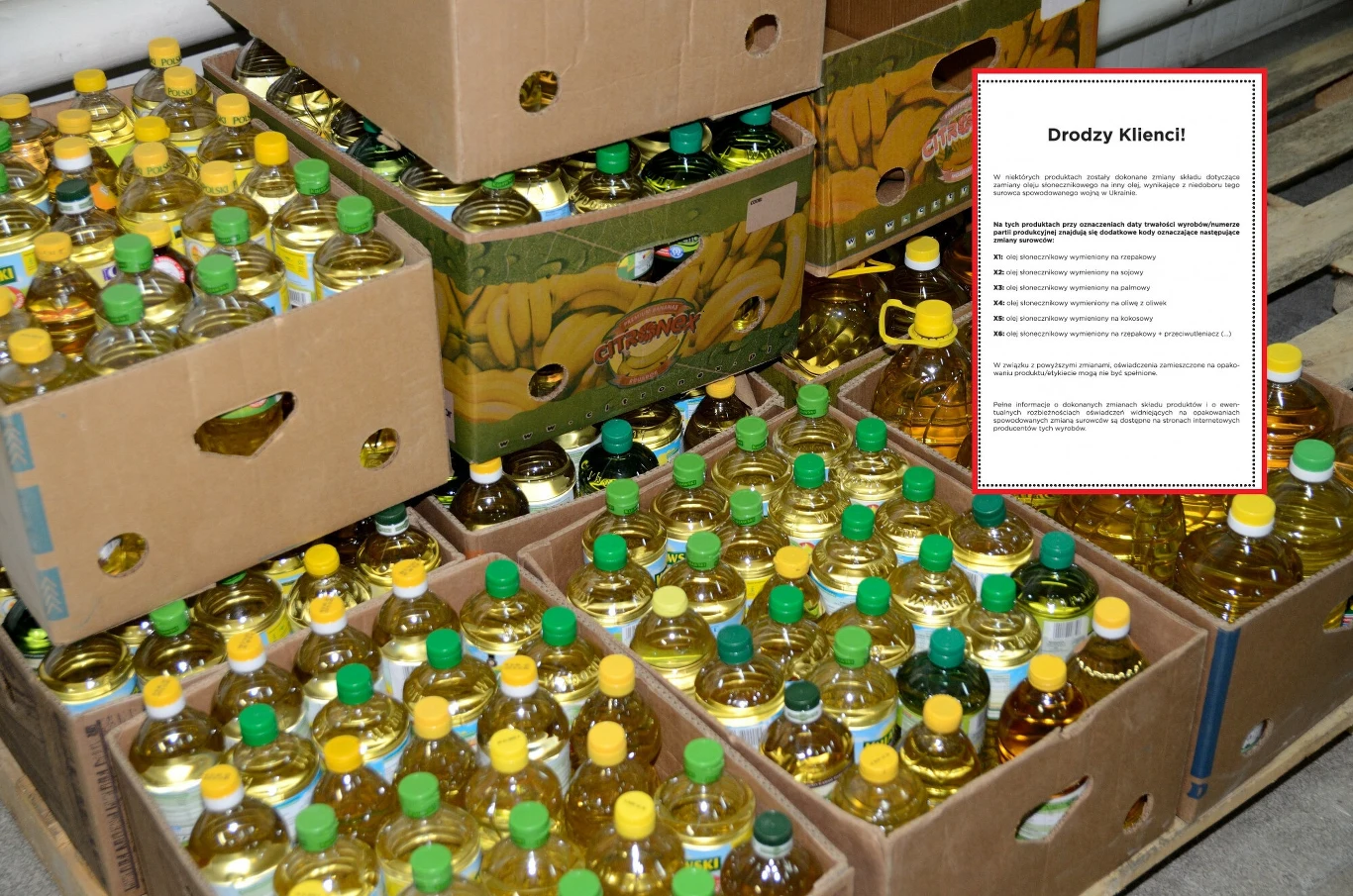 W sklepach brakuje oleju słonecznikowego W sklepach brakuje oleju słonecznikowego