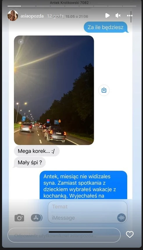 Opozda opublikowała wiadomości od Królikowskiego