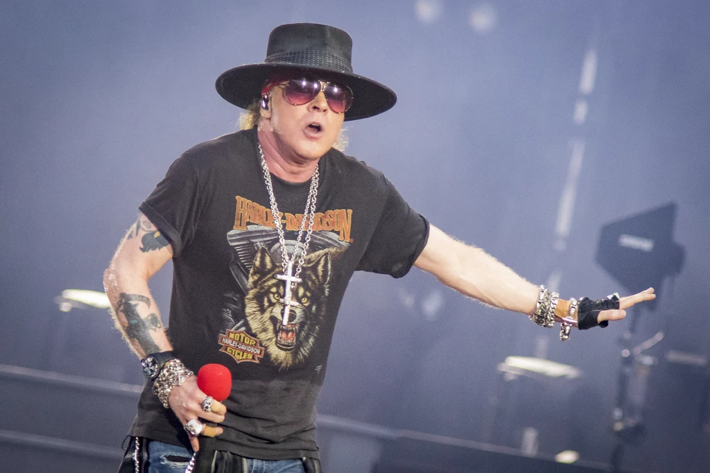 Axl Rose jest wokalistą Guns N' Roses