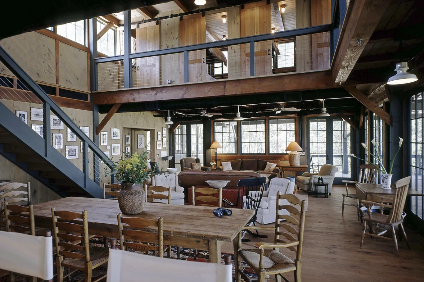 Wnętrza w stylu rustykalnym