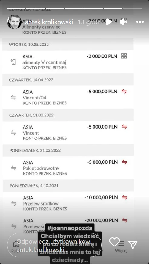 Antek Królikowski: www.instagram.com/antek.krolikowski/?hl=pl Antek Królikowski: www.instagram.com/antek.krolikowski/?hl=pl