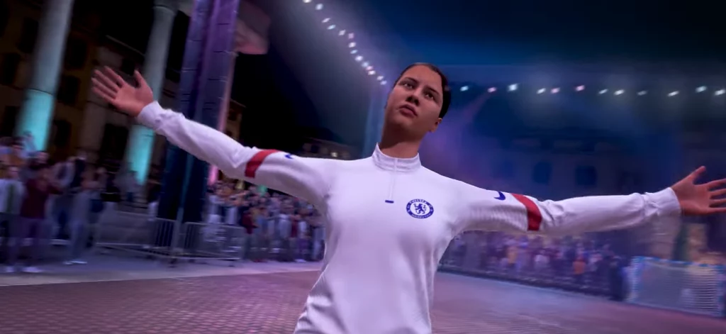 Samantha Kerr w filmie promocyjnym FIFA 21