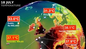 Rekordy upałów w całej Europie. 40°C w Wielkiej Brytanii