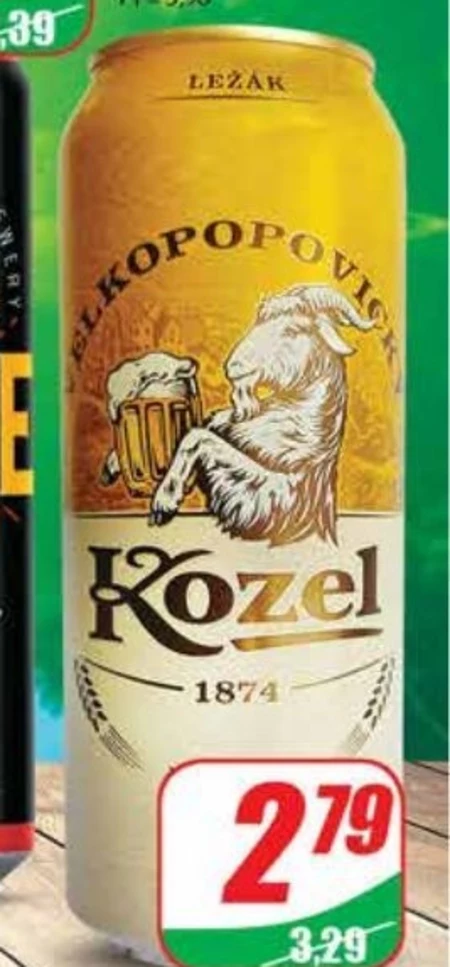 Kozel Ležák Piwo jasne 500 ml