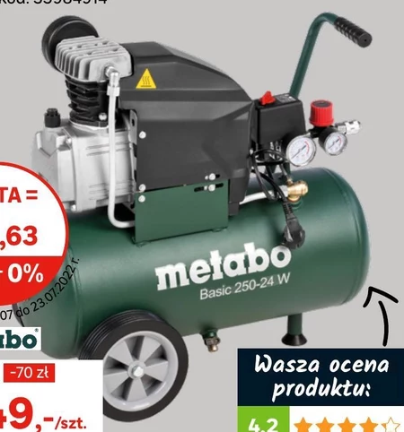 Kompresor olejowy Metabo