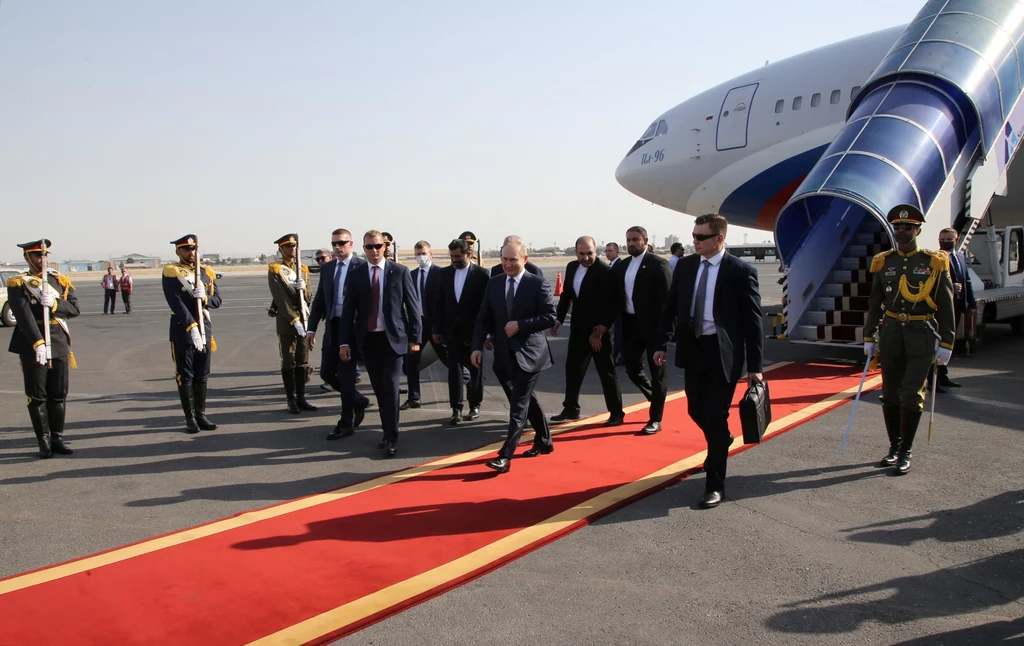 Prezydent Rosji Władimir Putin w Teheranie