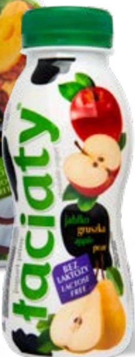 Łaciaty Jogurt pitny jabłko gruszka bez laktozy 250 ml
