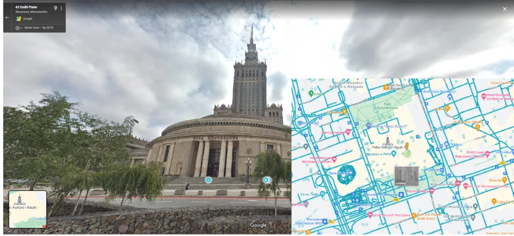 Google Maps nie tylko dla kierowców. Możliwość zwiedzania miasta z poziomu Street View