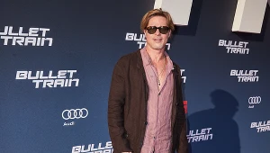 Brad Pitt na berlińskiej premierze "Bullet Train"