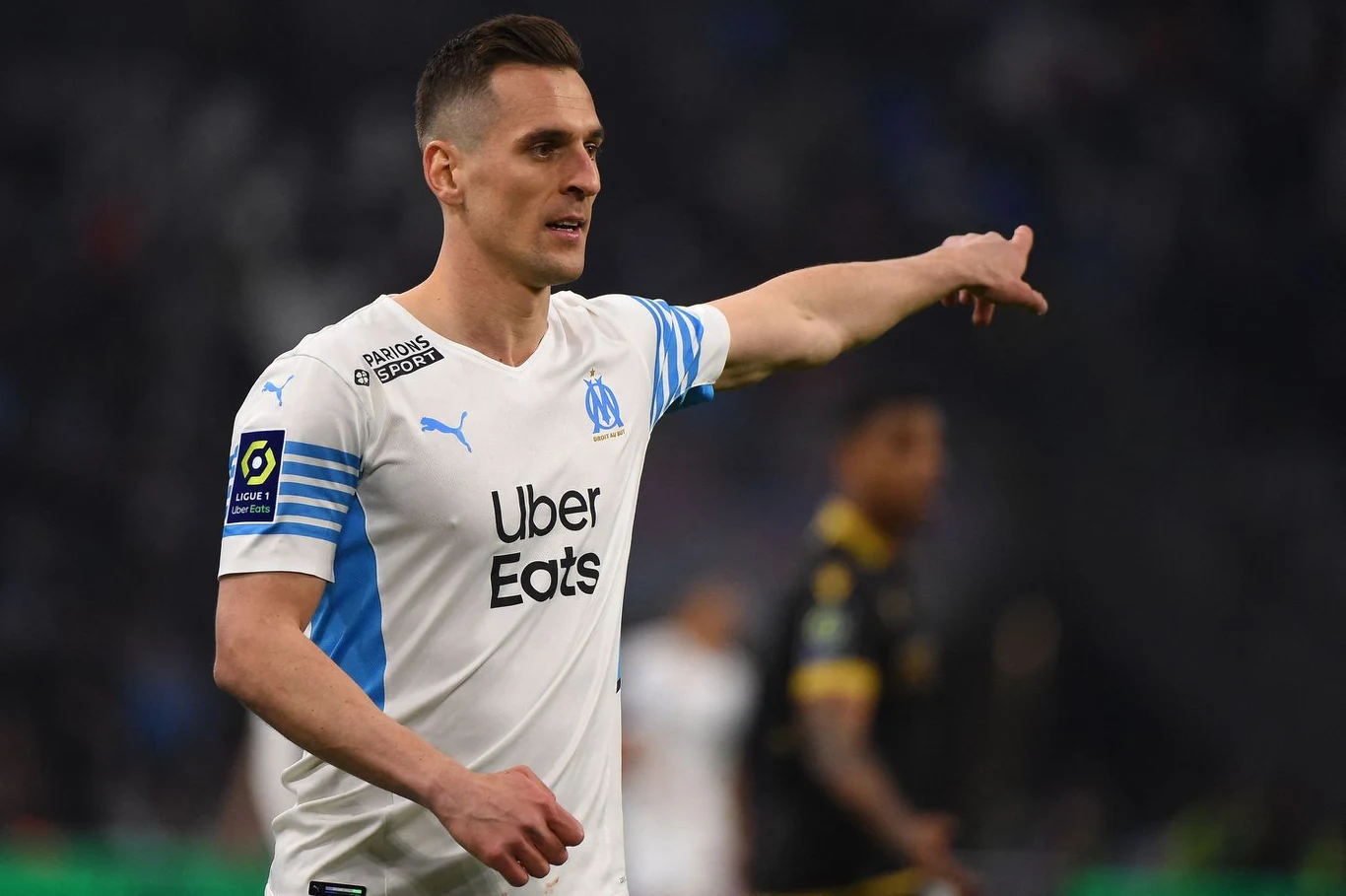 Arkadiusz Milik w koszulce Olympique Marsylia