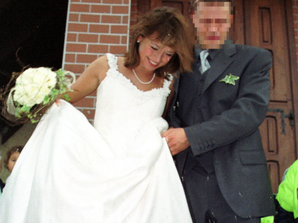 Anna Przybylska na ślubie z Dominikiem Zygrą Foto:Studio69