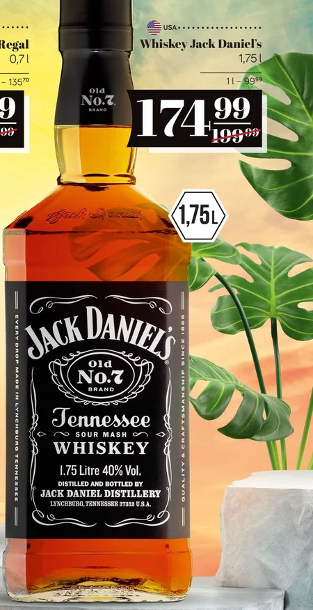 Jack Daniel's Whiskey 1,75 l