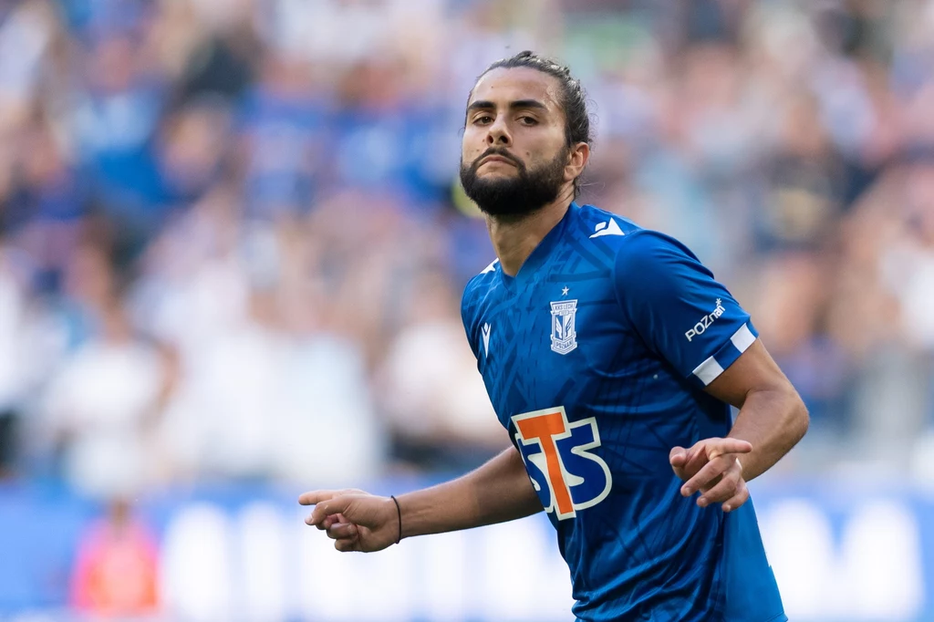Lech Poznań w meczu z Dinamo Batumi