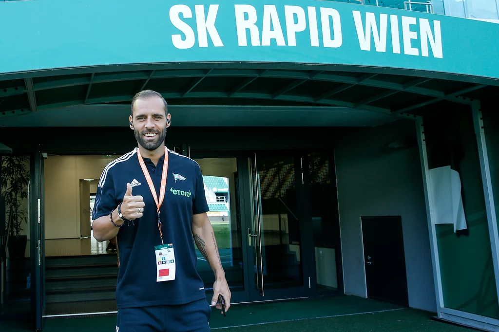 Flavio Paixao poprowadził Lechię Gdańsk do bezbramkowego remisu z Rapidem Wiedeń zw eliminacjach Ligi Konferencji Flavio Paixao poprowadził Lechię Gdańsk do bezbramkowego remisu z Rapidem Wiedeń zw eliminacjach Ligi Konferencji