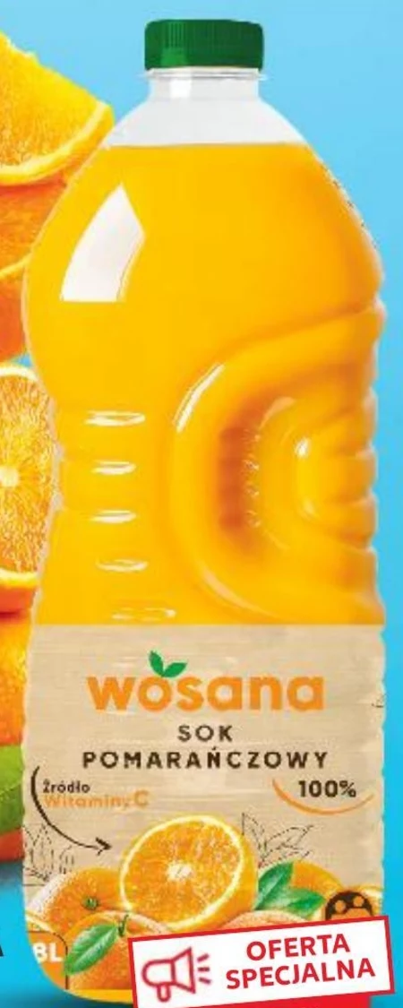 Wosana Sok 100 % pomarańcza 3 l