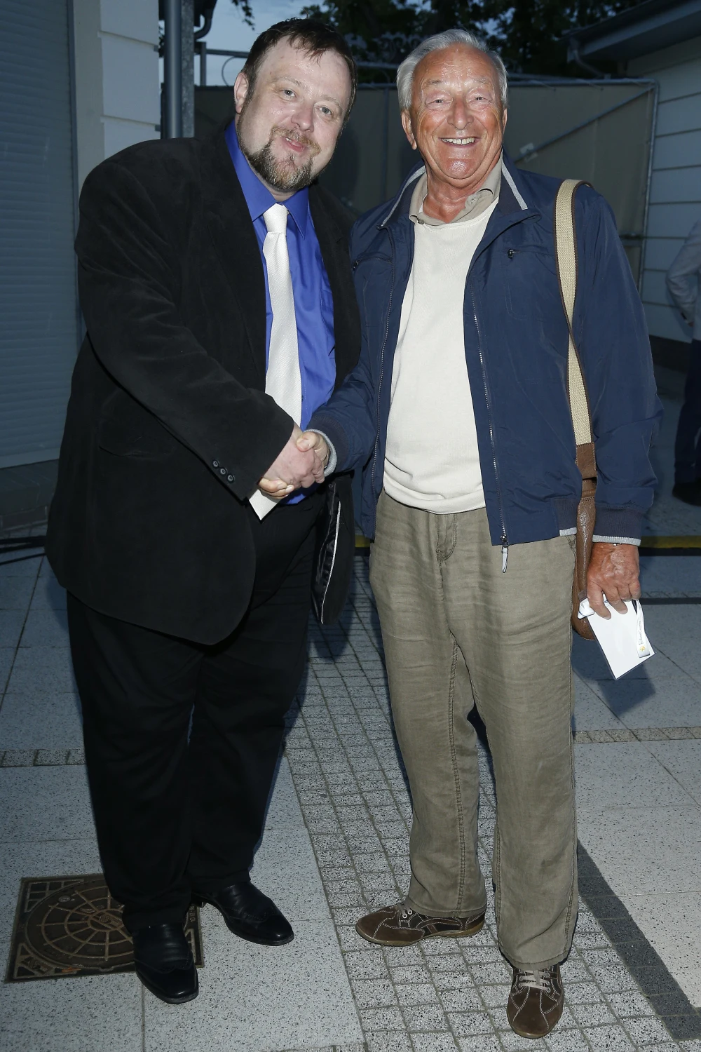 Olaf Lubaszenko, Andrzej Zydorowicz w 2014 r. Olaf Lubaszenko, Andrzej Zydorowicz w 2014 r.