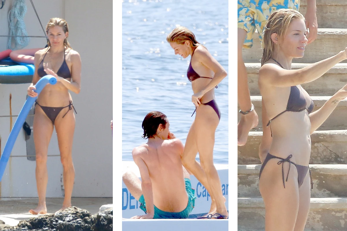 Sienna Miller na wakacjach. Aktorka chętnie eksponuje swoją idealną sylwetkę Sienna Miller na wakacjach. Aktorka chętnie eksponuje swoją idealną sylwetkę