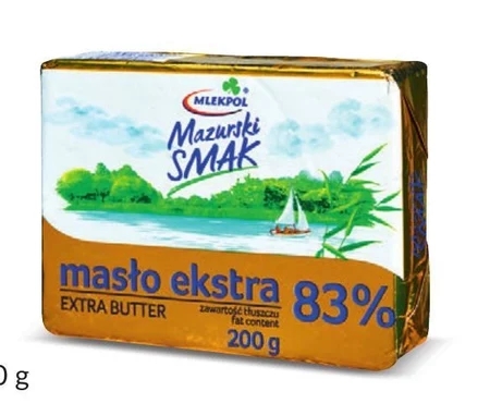 Mlekpol Mazurski Smak Masło ekstra 200 g