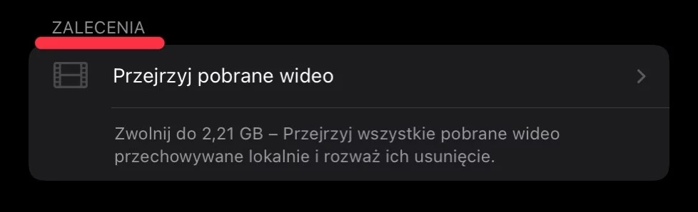 U mnie było to wideo, u was mogą być np. spore załączniki w mailu