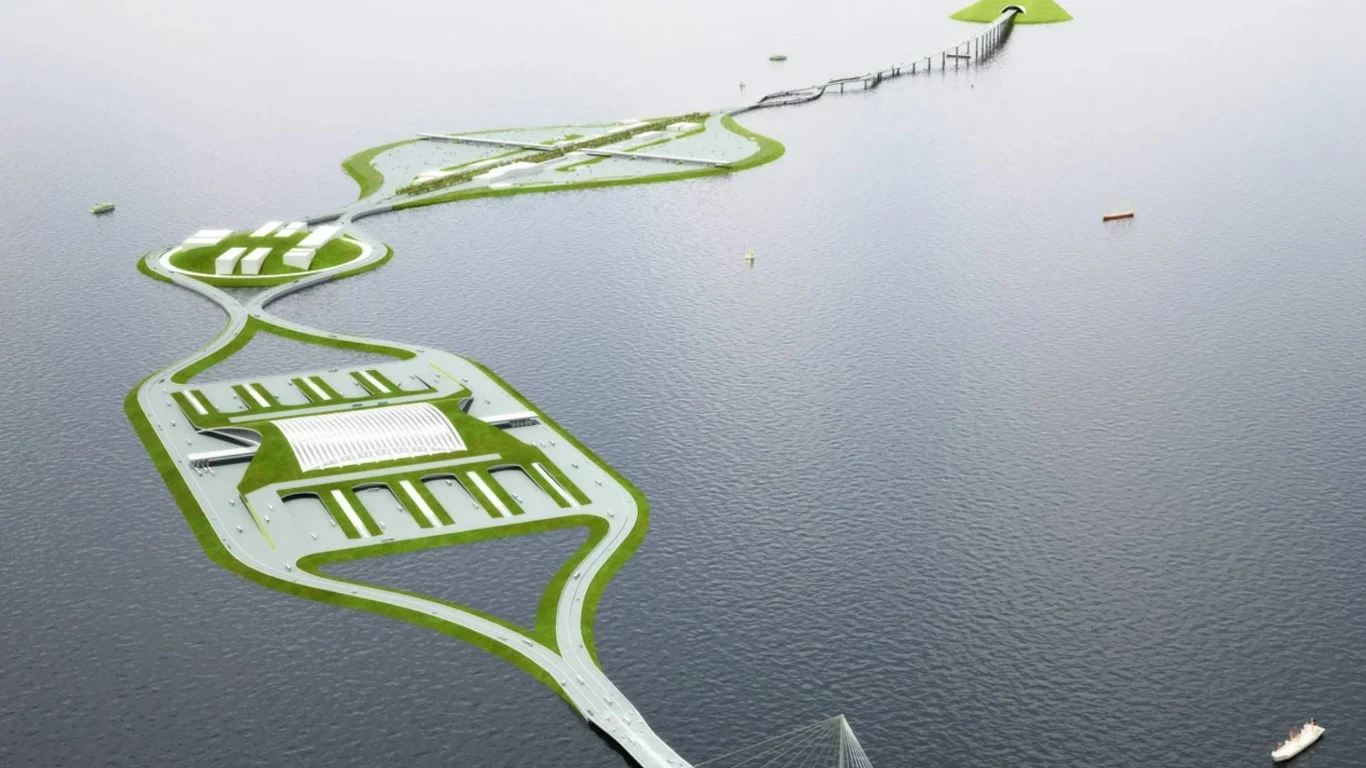 Chiński most The Flipper Bridge będzie unikalny na skalę światową, jak wiele projektów w realizowanych w tym kraju. Chiński most The Flipper Bridge będzie unikalny na skalę światową, jak wiele projektów w realizowanych w tym kraju.