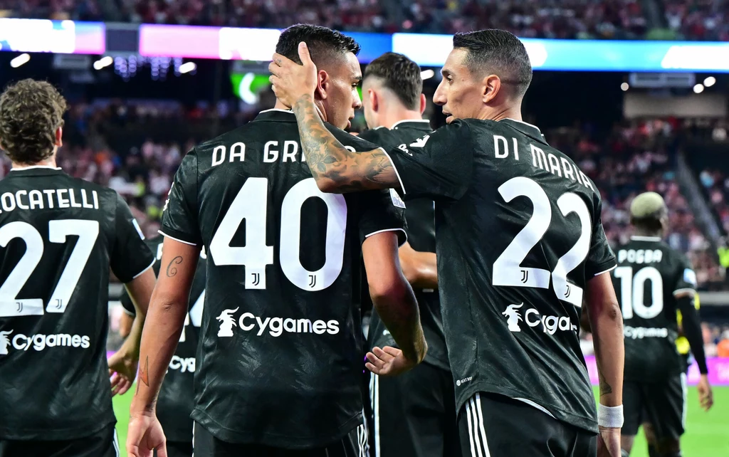 Angel Di Maria podczas meczu Juventusu Turyn