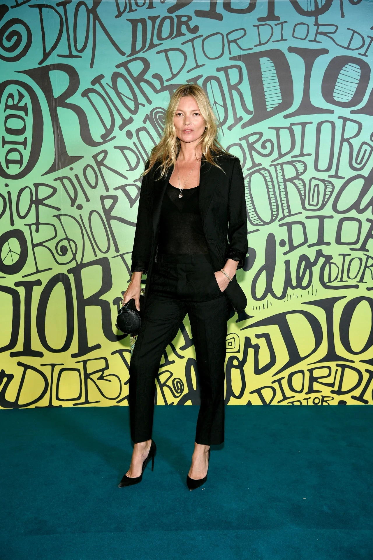 Kate Moss na pokazie Diora