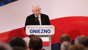 Jarosław Kaczyński w Gnieźnie